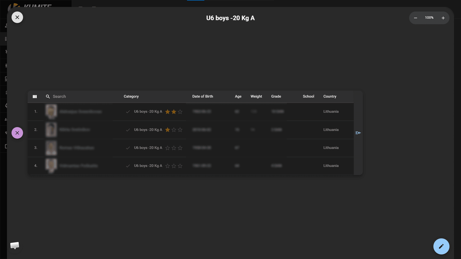 Экран Создания Жеребьёвки