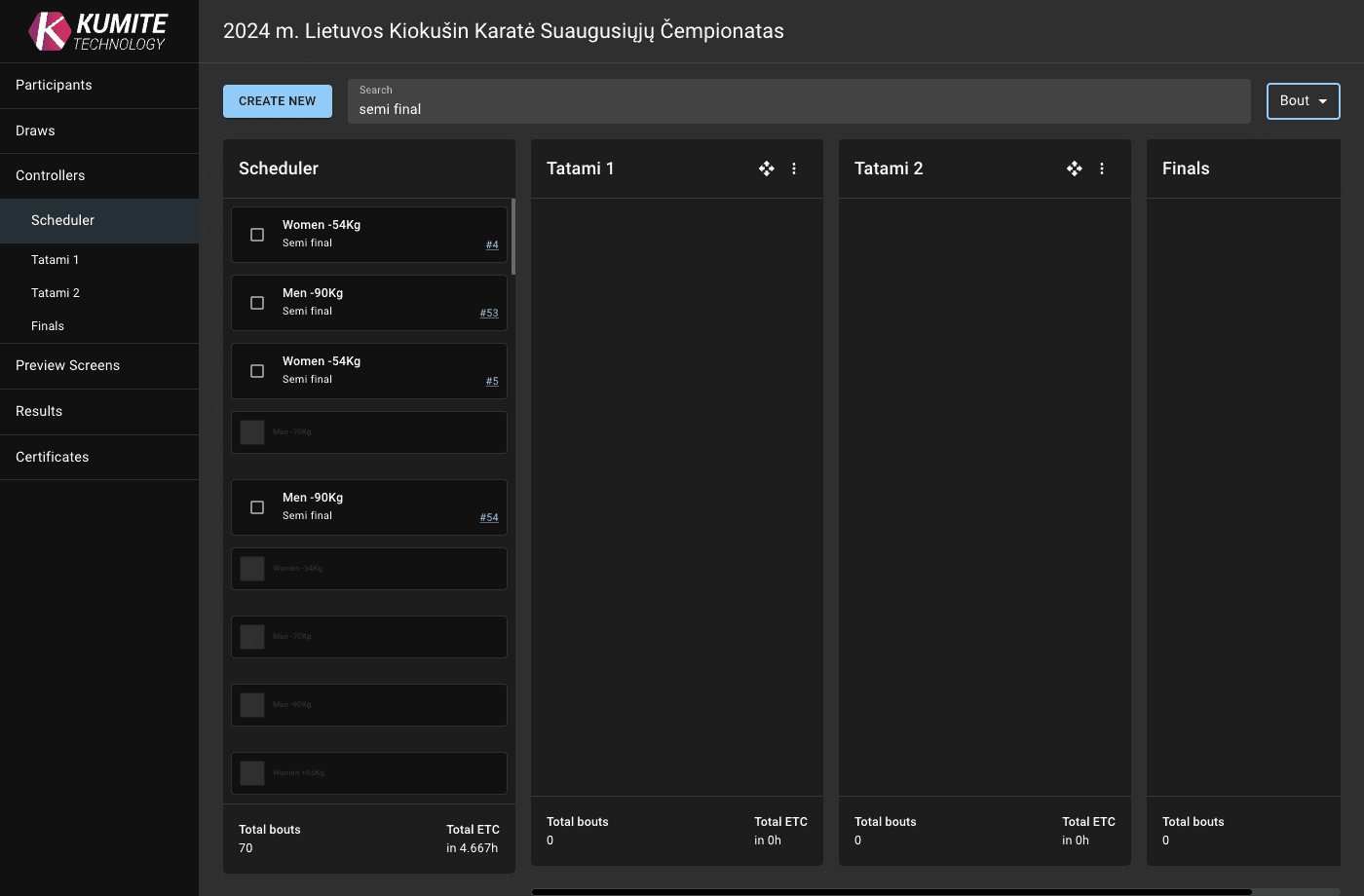 Группировка по бою