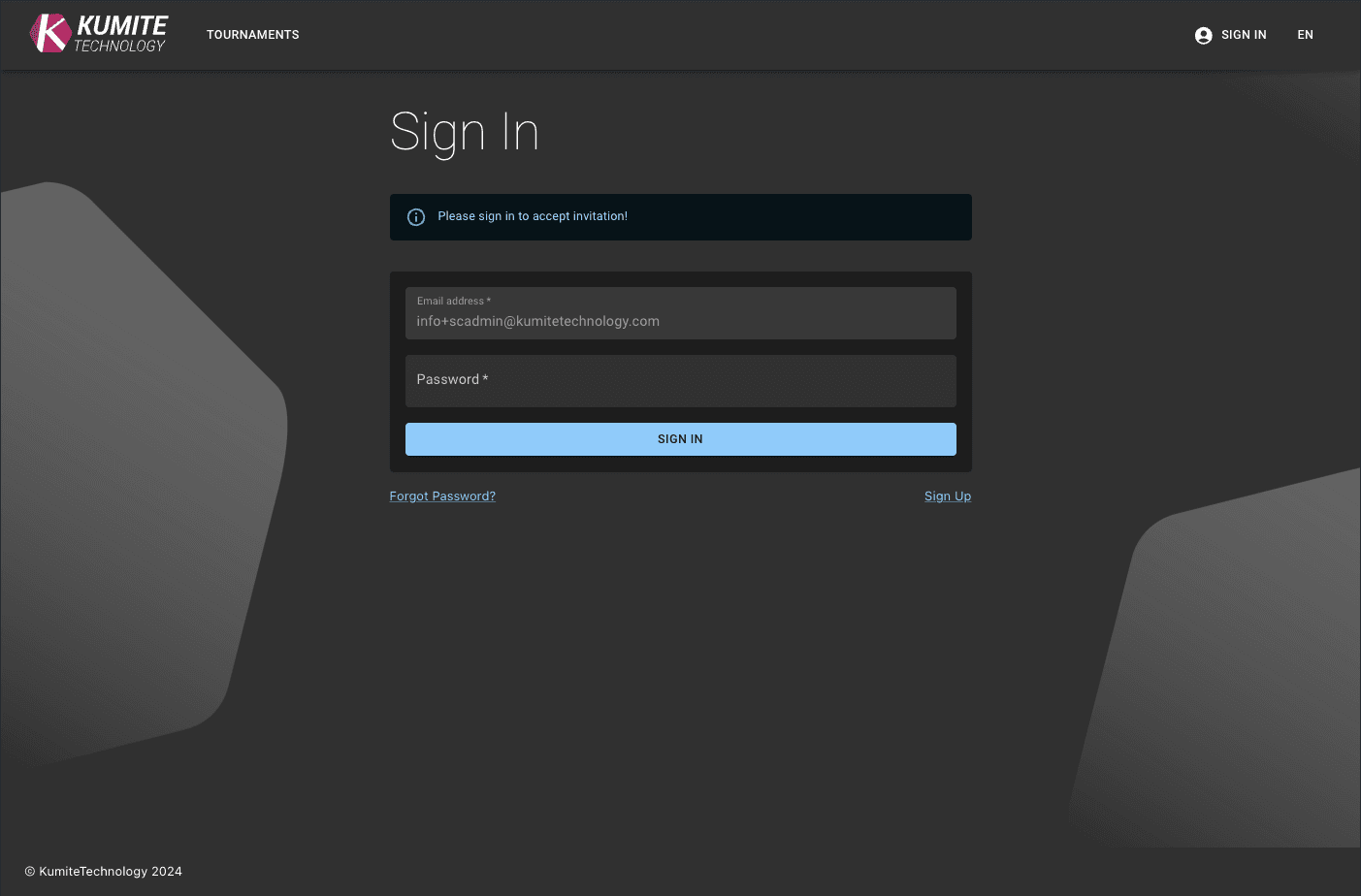 Письмо с Приглашением
