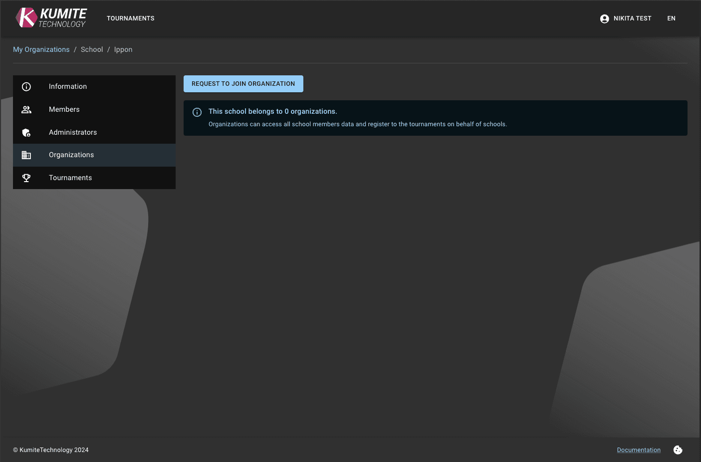 Навигация по Организациям